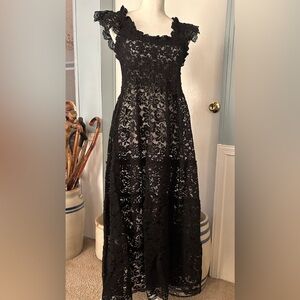 Hill House Black Lace Dress